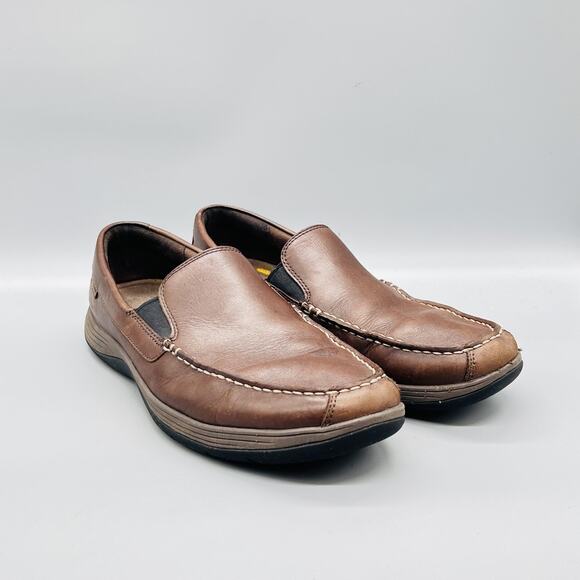 Cole Haan Shoes Mens 11 Brown Leather Slip On Loafers Casual Comfort Walking